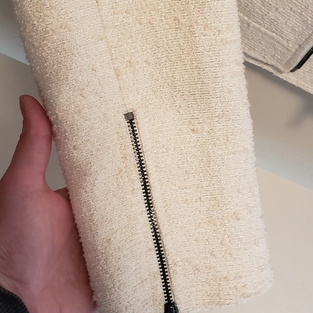 Catherine Maladrino Cream Blazer/Jacket - Picture 4 of 5